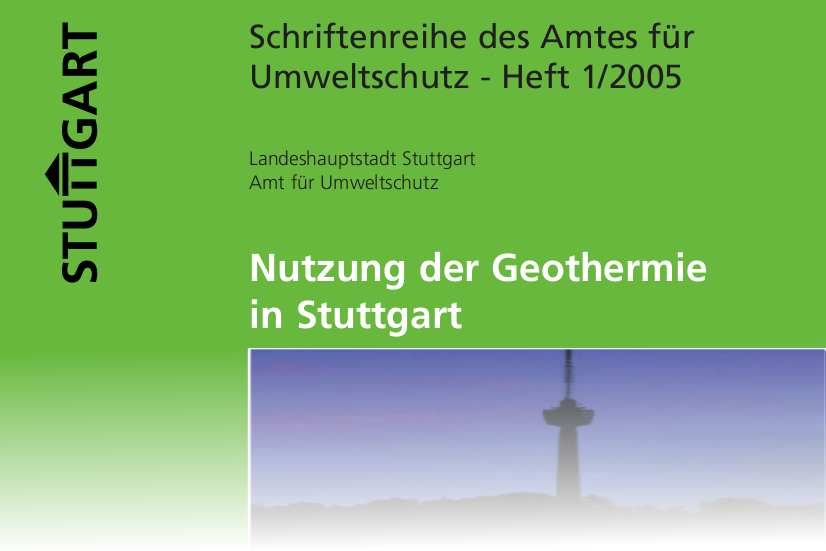 Nutzung der Geothermie in Stuttgart - Leitfaden